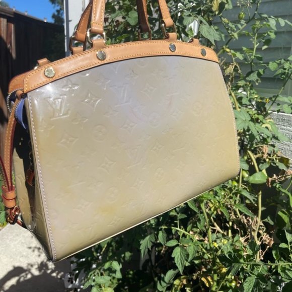 Louis Vuitton purple Brea MM lila monogram Vernis - Picture 4 of 13